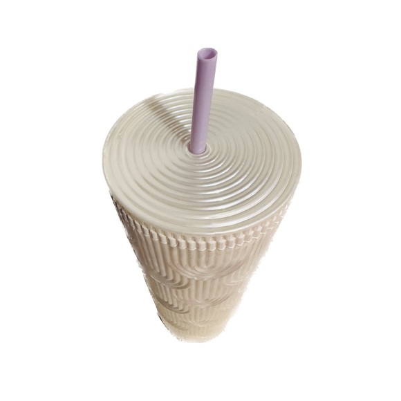 NEW with tags Spring 2023 Starbucks Pearl Mermaid Tumbler Venti Cold Cup Plastic - Picture 2 of 3
